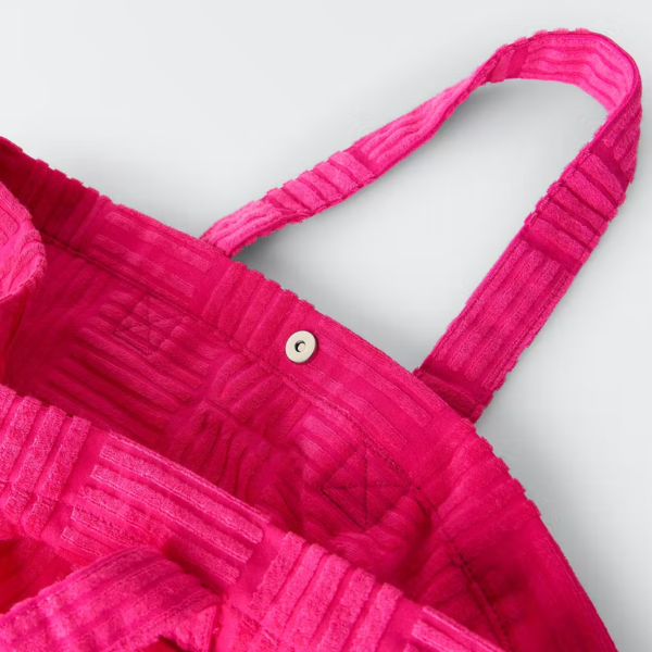 New Design Fashion Towelling Tote Bag Beach Bag - 영상 5