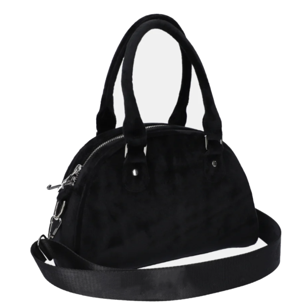 Woman High Plush Terry Mini Tote Bag Velvet Handbag with Shoulder Strap