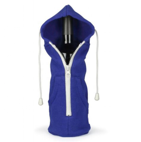 Hoodie Wine Bottle Holder With Zip Closure - Bild 6
