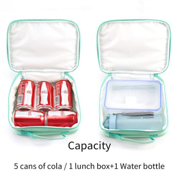 Kids Lunch Box Insulated Back to School Reusable Lunch Bag - Image 5