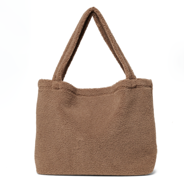 Fashion Teddy Soft Outdoor Tote Bag Yin Yang Sherpa Tote Bag - 画像 3