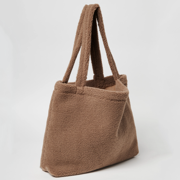 Fashion Teddy Soft Outdoor Tote Bag Yin Yang Sherpa Tote Bag - 画像 4
