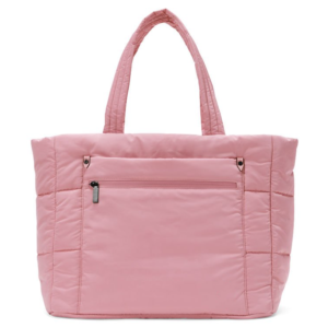 Women's Puffy Quilted Tote Bag Travel Puffer Quilted Tote Bag