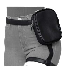 허벅지 지갑 PU 가죽 하네스 패니 팩 패션 스타킹 지갑