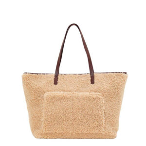 Hot Sell Shopping Bag Teddy Tote Bag Is a Practical and Stylish Must-have