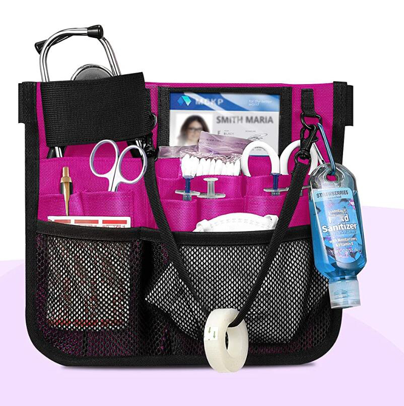 Fashion Nurse Bags for Women Fanny Pack Pocket Organizer Pouch Hip Bag - 영상 2