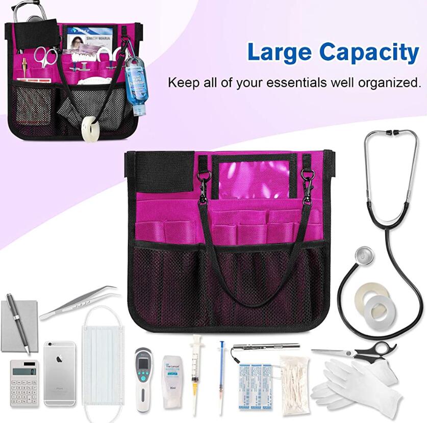 Fashion Nurse Bags for Women Fanny Pack Pocket Organizer Pouch Hip Bag - 영상 5