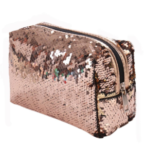 Sequin Pouch Shiny Glittering Reversible Double Color Cosmetic Bag
