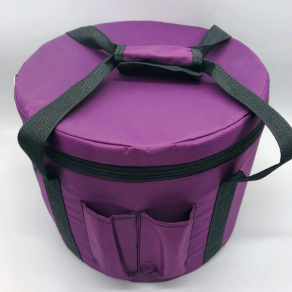 Customize Purple Color Padded Carrying Case Travelling Bag for Crystal Sing Bowl Putting 12 Inch - Image 3