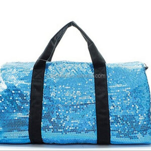 愛らしい 2 トーン スパンコール チア ヨガ ガーリー ダッフル バッグ