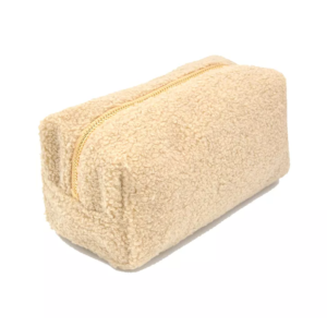 Fashion Large Soft Sherpa Tote Bag Autumn Winter Lamb Wool Makeup Bag Teddy Cosmetic Bag