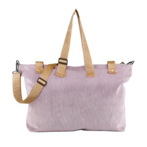 Corduroy Weekender Tote Bag Travel Carry on Tote Gym Corduroy Duffle Bag