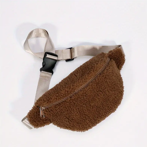 Fashion New Arrival Designer Sport Gilr Shoulder Bag Teddy Crossbody Chest Bag - 画像 2