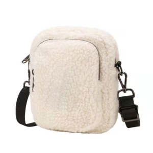 Fashion Popular Travel Outdoor Teddy Fleece Autumn Winter Sling Fanny Pack Phone Pouch