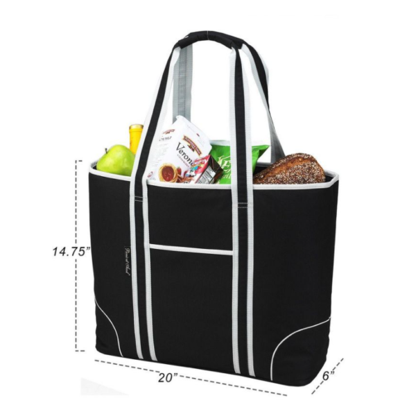 Fashionable and Simple Portable Large Insulated Thermal Lunch Box Tote Cooler Bags for Sale Delivery Bag - 画像 2