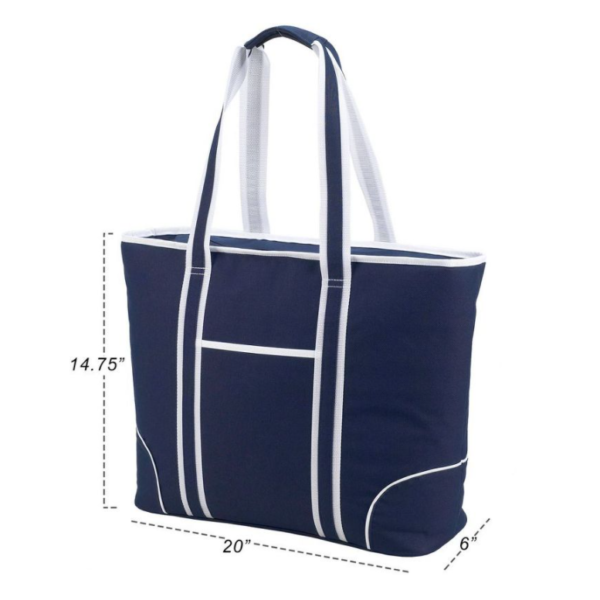 Fashionable and Simple Portable Large Insulated Thermal Lunch Box Tote Cooler Bags for Sale Delivery Bag - 画像 3