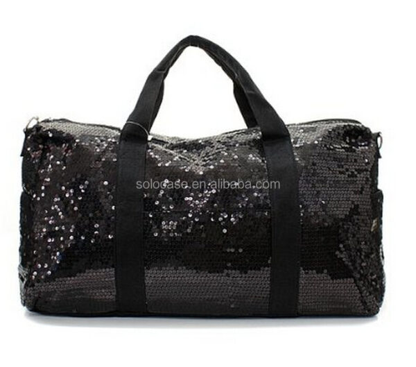 Sequin Girl Dance Duffle Bag for Kids and Teens Weekend and Travel Bag - 画像 3