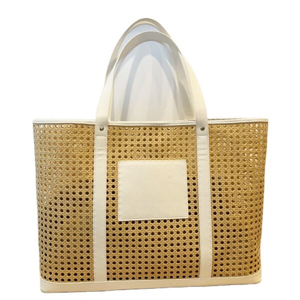 High Quality Handmade Straw Beach Bags Summer Hollow Out Rattan Straw Handbag Women Beach Tote Bag