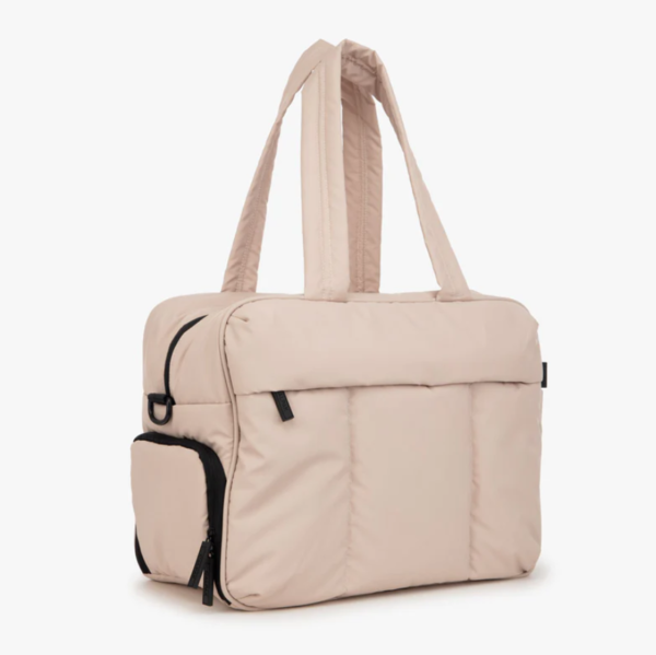 Quilted Duffle Bags Large Capacity Monogram Travel Bag With Leather Strap