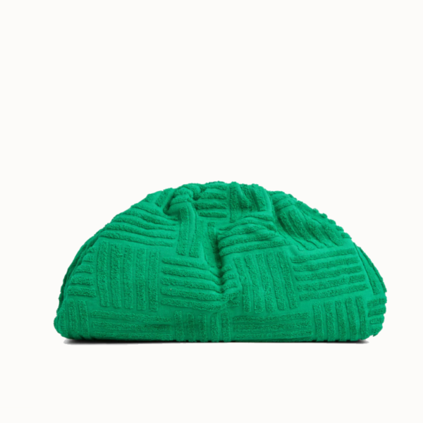 Fashion Terry Cloth Dumpling Clutch Bag Terry Towelling Evening Bag - Image 2