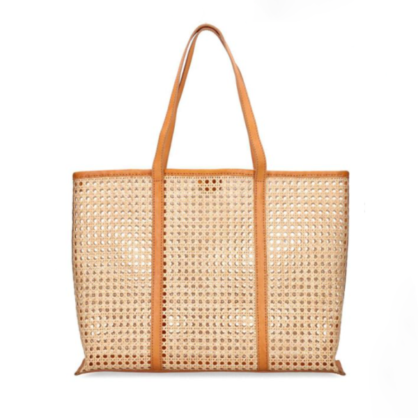 Large Beach Bags for Women Canvas Straw Beach Bag Totes Shoulder Bag - 画像 3