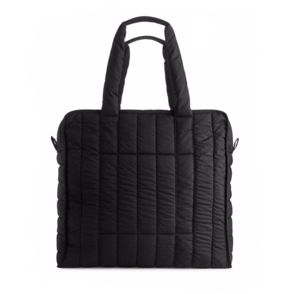 Large Quilted Nylon Padding Tote Bag Waterproof Casual Handbags Puffer Puffy Purses for Women Ladies - Image 2