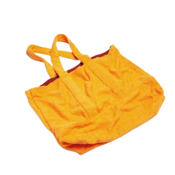 Terry Beach Bag for Women Reversible Towel Bag Perfect for the Beach Summer Shopper Bag - Image 3