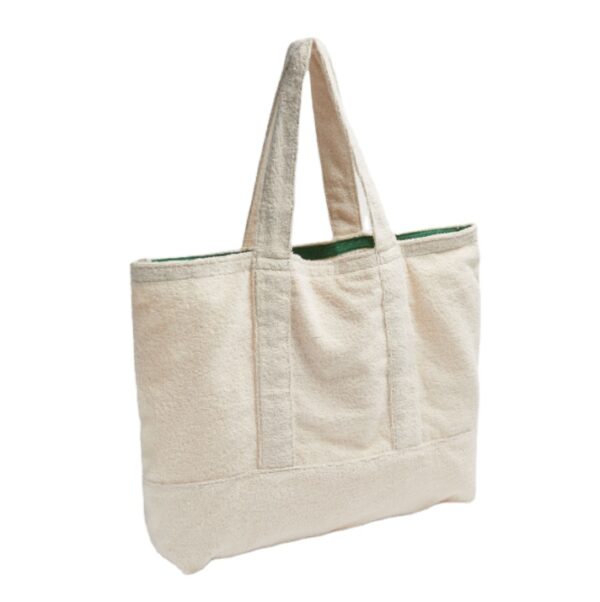 Terry Beach Bag for Women Reversible Towel Bag Perfect for the Beach Summer Shopper Bag - Image 6