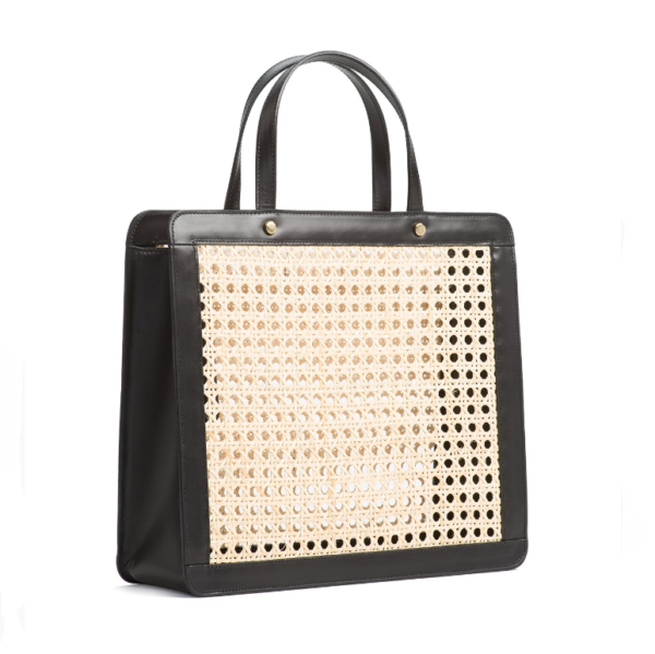 New Arrival Classic Rattan Bag Lady Hollow Out Rattan Straw Handbag Women Beach Tote Bag - Image 3