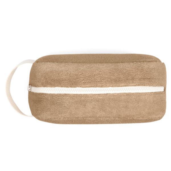New Fashion Women Toweling Soft Fabric Cosmetic Bags Terry Cloth Travel Cosmetic Bag Insert Organizer - 画像 5