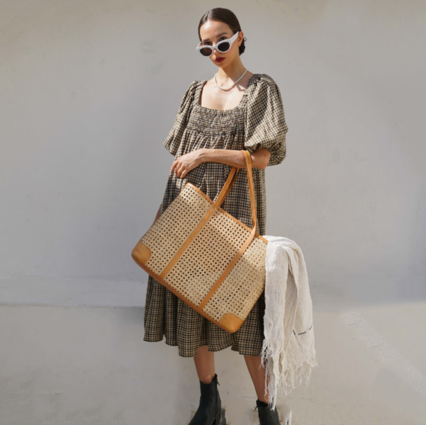 Straw Beach Tote for Women Summer Beach Bag Woven Tote Bag Handbags - 画像 5