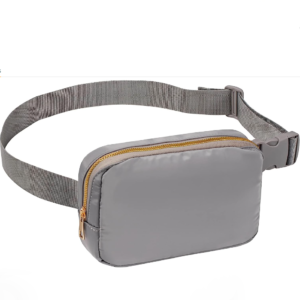 Fashion Strap Hip Belt Bag Unisex Black Hiking Water Proof Cross Body Fanny Pack Bum Zipper Waist Bag