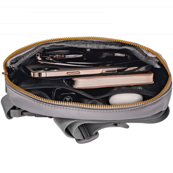 Fashion Strap Hip Belt Bag Unisex Black Hiking Water Proof Cross Body Fanny Pack Bum Zipper Waist Bag - Image 4