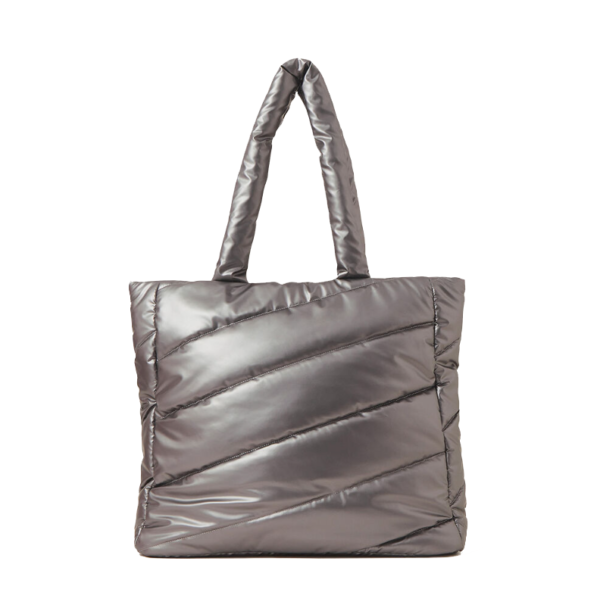Puffer Quilted Tote Bag for Women Puffy Padded Crossbody Purse Soft Lightweight Shoulder Bag - Изображение 5