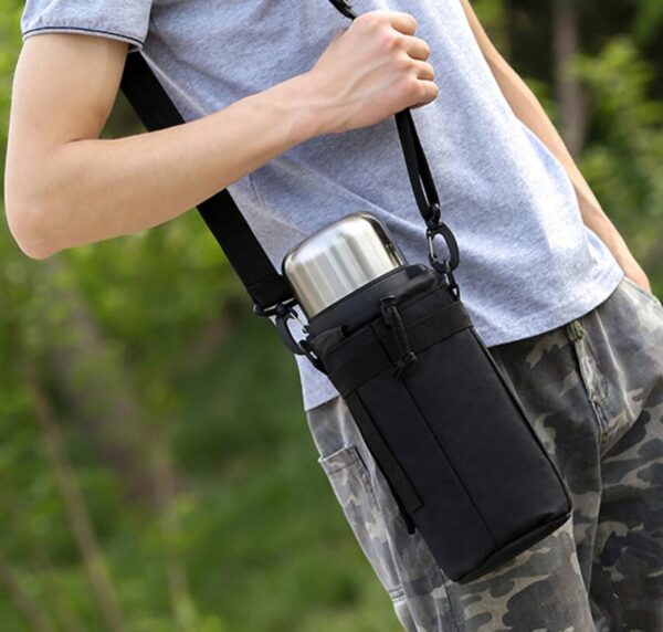 Fashion Carry Water Bottle Bag Fit for 32oz/ 40oz Bottle Carrier Sleeve Pouch - Image 6