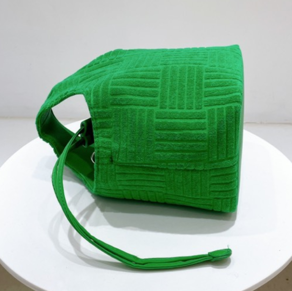 Reversible Totes Handbag Terry Towel Bag Beach Bag Large Capacity Custom Logo Terry Cloth Toweling Tote Bag - Image 3