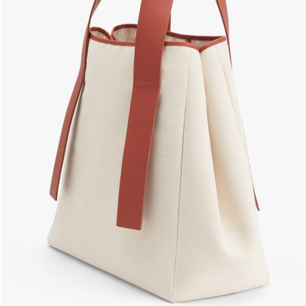 New Design Reusable Canvas Bag Grocery Shopping Cloth Bags Pu Handles - 영상 6