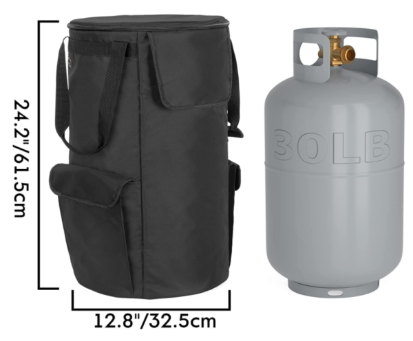 Custom Brand Outdoor 30 lb Propane Tank Dust Protect Cover Propane Gas Cylinder Carry Bag - 画像 4