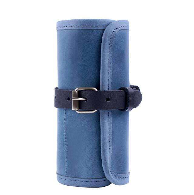 Custom Watch Storage Bag Leather Waterproof Travel Watch Roll Organizer Holds up to 3 Watches - 画像 4