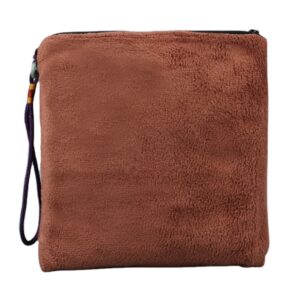 High Street Terry Cloth Makeup Bags Terry Toiletry BagTravel Small Green Quilted Cosmetic Pouch Towelling Terry Cloth Makeup Bag