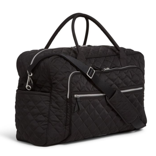Luxury Quilted Travel Duffel Bag Waterproof Sports Gym Duffle Bag with Makeup Bag