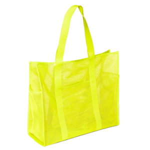Fashion Summer Beach Tote Bag Large Market Grocery Shopper Gift Beach Net Nylon Mesh Shopping Tote Bag