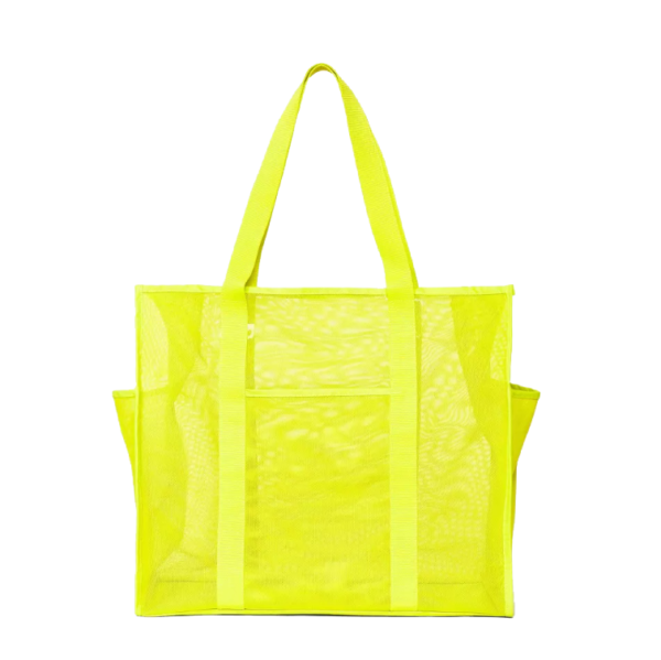 Fashion Summer Beach Tote Bag Large Market Grocery Shopper Gift Beach Net Nylon Mesh Shopping Tote Bag - Imagem 2