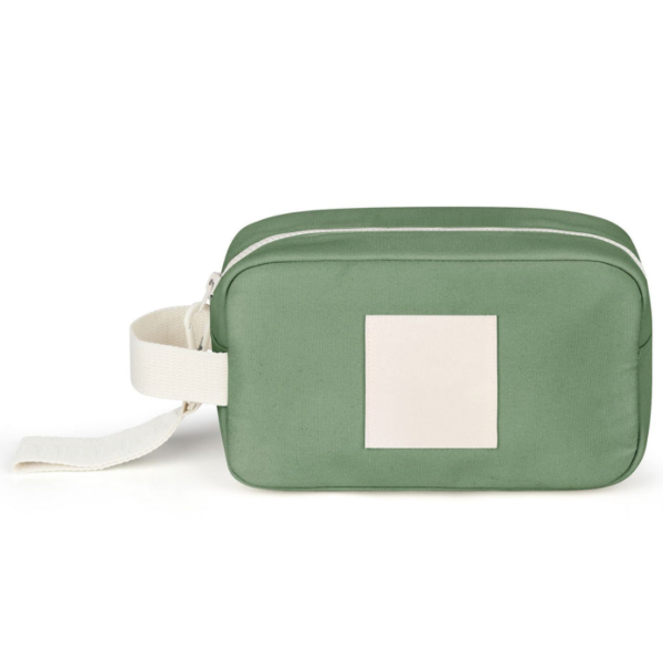Cotton Cosmetic Toiletry Makeup Bag Pouch Canvas Travel Organizer Bag - 画像 2