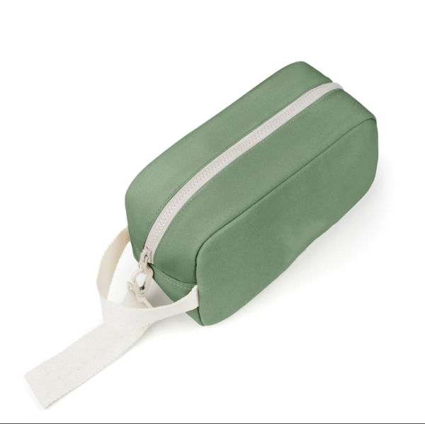 Cotton Cosmetic Toiletry Makeup Bag Pouch Canvas Travel Organizer Bag - 画像 3