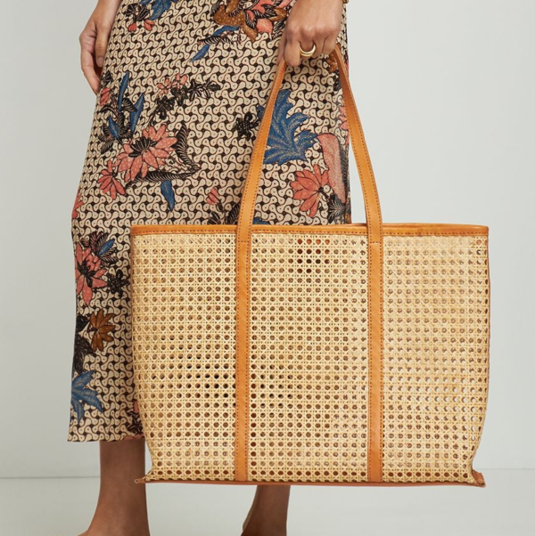 Straw Woven Tote Bag Handmade Weaving Shoulder Bag Purse Straw Handbag - 画像 5