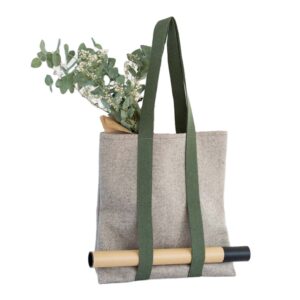 Designer Vacation Beach Solid Natural Hat Straps Bags Carry on Hat Holder Tote Bag