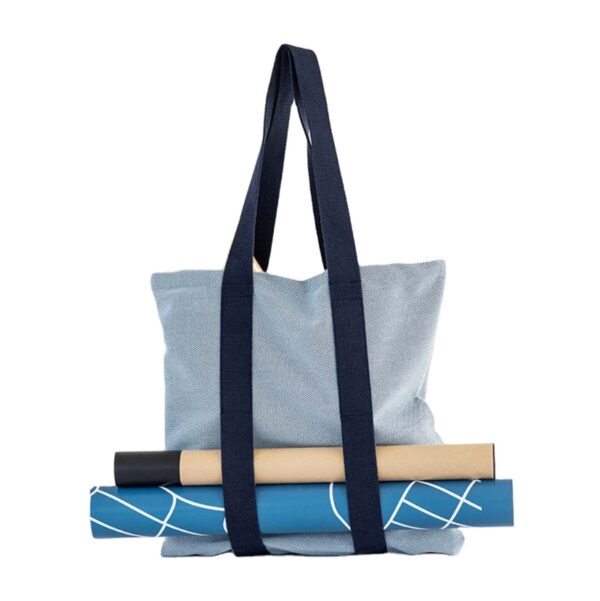 Designer Vacation Beach Solid Natural Hat Straps Bags Carry on Hat Holder Tote Bag - Image 2