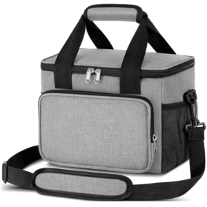 Foldable Polyester Portable Soft Sided Cooler Bag Modern Picnic Lunch Bag