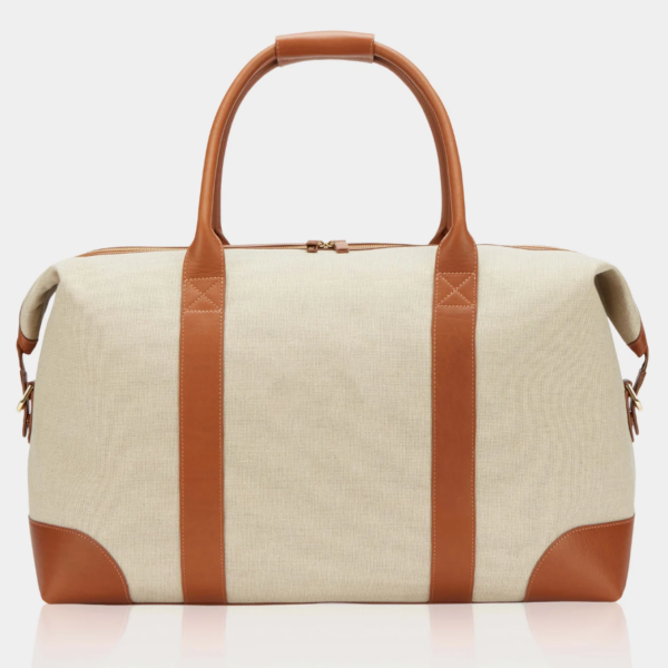 New Arrival New Design Women Linen Duffle Bags Large Canvas Gym Duffle Travel Bag - Bild 3